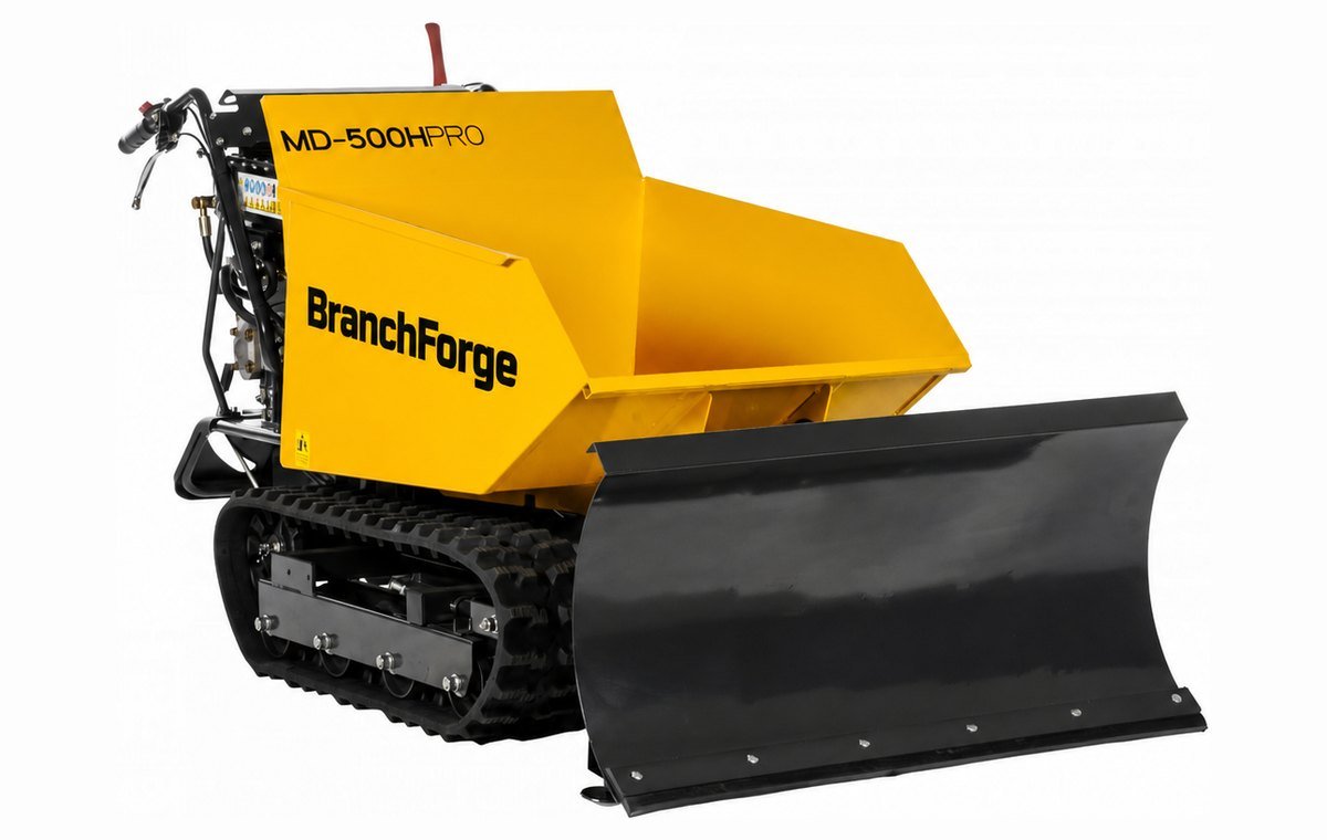 MD-500HPRO fitted with the optional snow plough blade